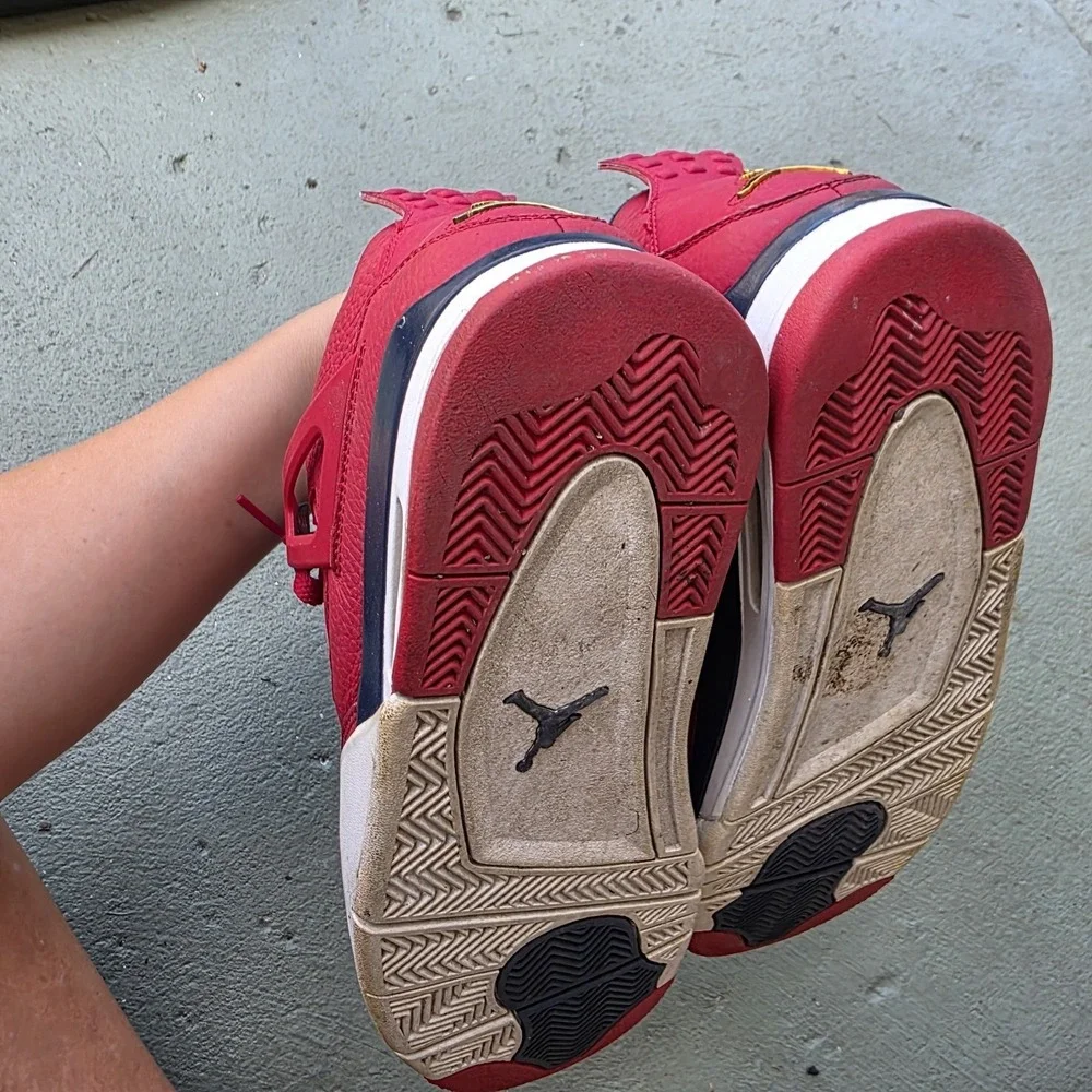 Nike Air Jordan 4 Retro SE FIBA size 11 CI1184-617 OG IV Independence Day Red - Picture 11 of 16